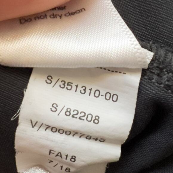Athleta Pants Size 10 Black Pull On  Zipper Ankle Tapered Pockets Stretch - Picture 8 of 9